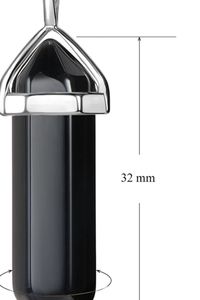 Black Onyx Crystal Necklace